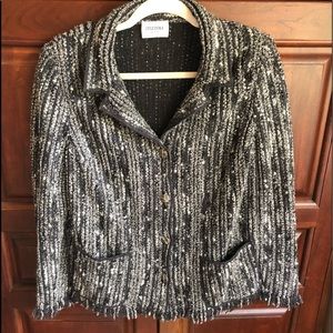 Stizzoli black-gray-white blazer
